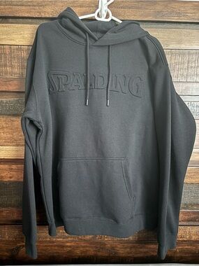 Spalding Men's Black Pullover Hoodie